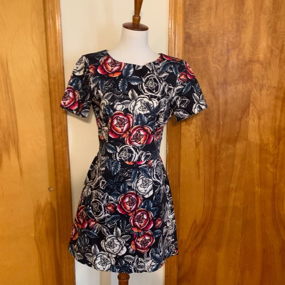 French Connection flower print dress
